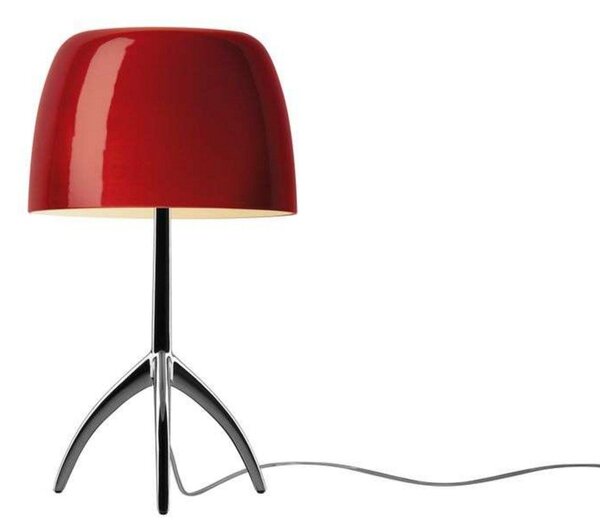 Stolové Lampa Foscarini, Čierna, Obývacia izba, Hliník