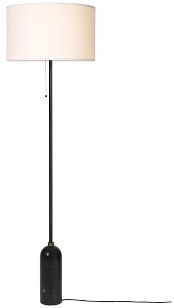 Stojacie Lampa GUBI, stmievateľné, Biela, Obývacia izba, Mramor