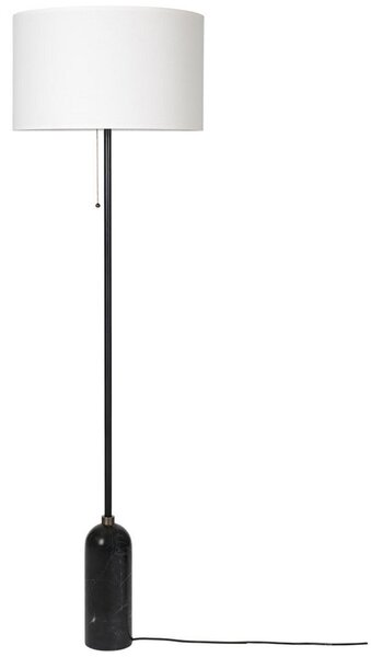 Stojacie Lampa GUBI, stmievateľné, Biela, Obývacia izba, Mramor