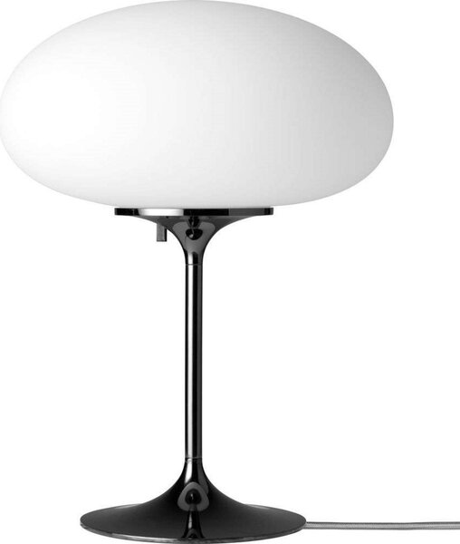 Stolové Lampa GUBI, stmievateľné, Čierna, Obývacia izba, Kov