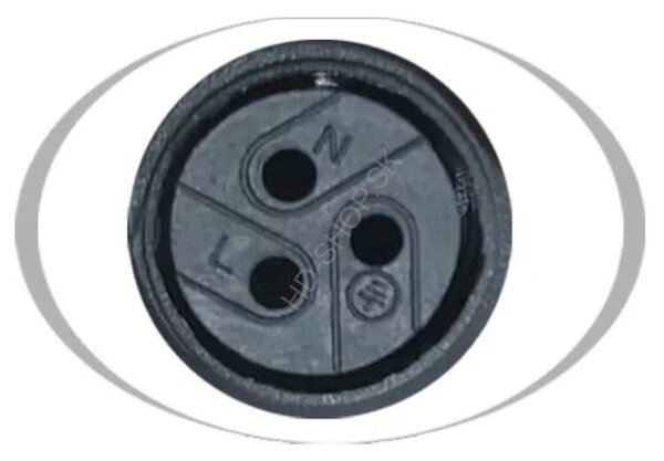 LED reflektor FIST 10W, 5000K,IP65, čierny (RFL02-10W)