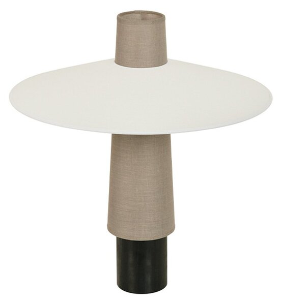 Stolové Lampa Forestier, Thésée, Biela, Obývacia izba, Tkanina / Textil, Boho