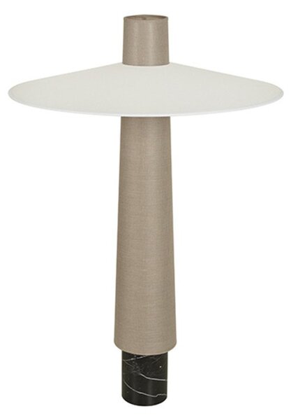 Stojacie Lampa Forestier, Thésée, Biela, Obývacia izba, Tkanina / Textil, Boho