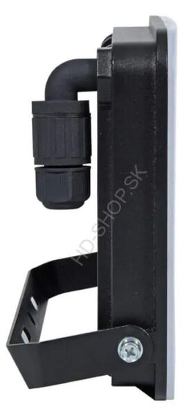 LED reflektor FIST 10W, 5000K,IP65, čierny (RFL02-10W)