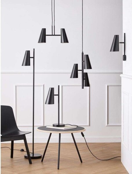 Stolové Lampa Woud, Čierna, Obývacia izba, Kov