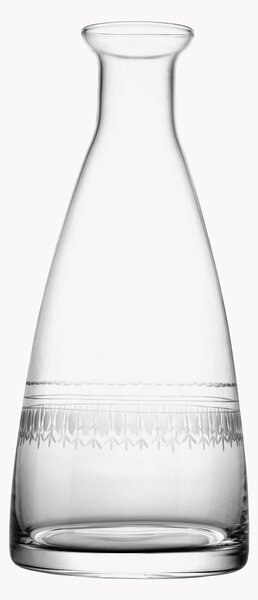 Ručne fúkaná krištáľová karafa Ovals, 850 ml