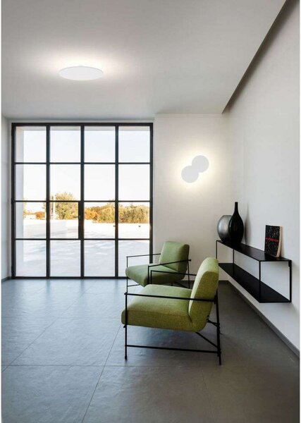 Stropné Lampa Rotaliana, Biela, Obývacia izba, Hliník