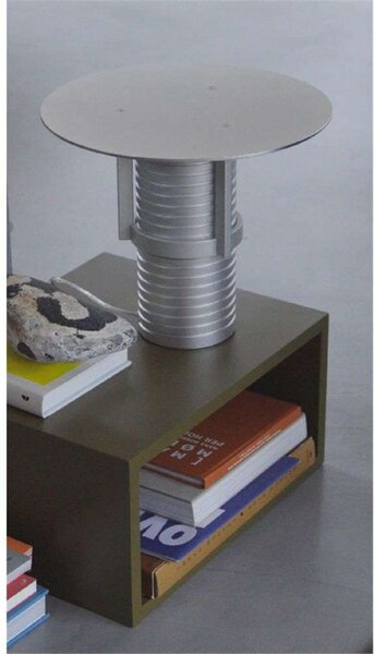 Stolové Lampa Muuto, stmievateľné, Metalická, Obývacia izba, Hliník