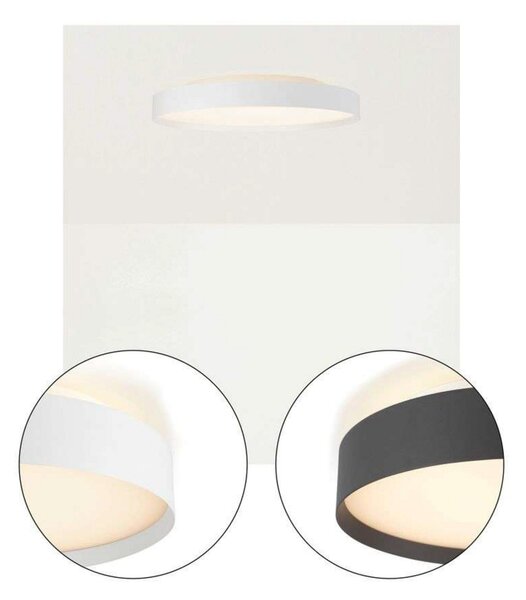 Stropné Lampa Halo Design, stmievateľné, Biela, Spálňa, Plast