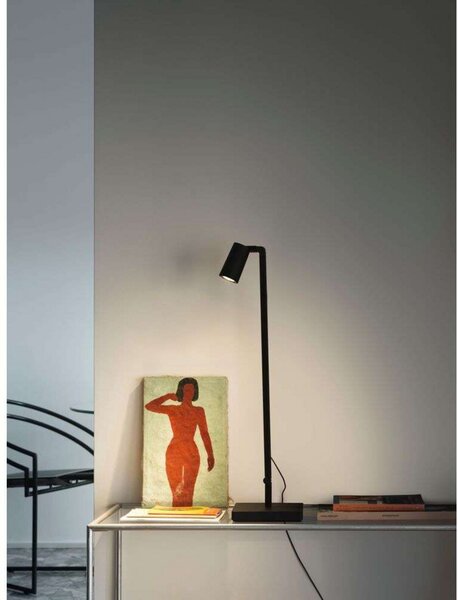 Stolové Lampa Nemo Lighting, stmievateľné, Čierna, Pracovňa, Hliník