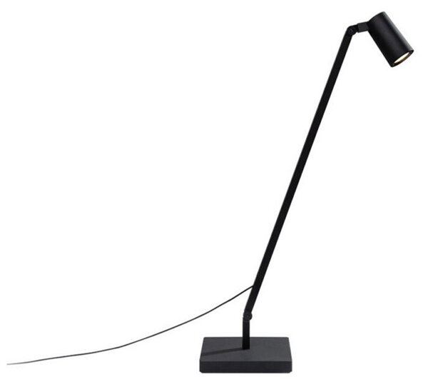 Stolové Lampa Nemo Lighting, stmievateľné, Čierna, Pracovňa, Hliník