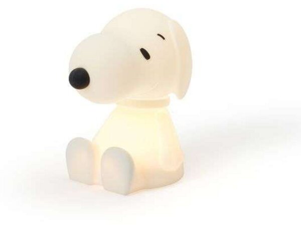 Stolové Lampa Mr Maria, Snoopy, stmievateľné, Biela, Detská izba, Plast, Pre mladých