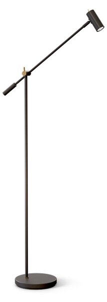 Cato Stojaca Lampa Dim. Dim. Matný Čierna/Mosadz - Belid