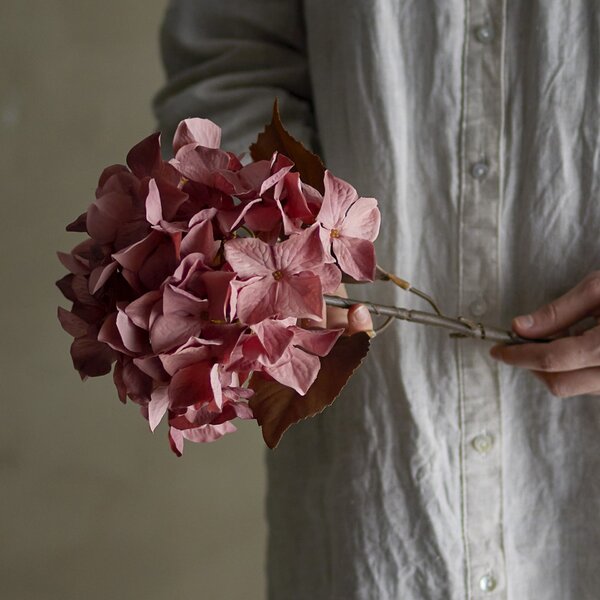 Umelá kvetina Hydrangea Rose 65 cm