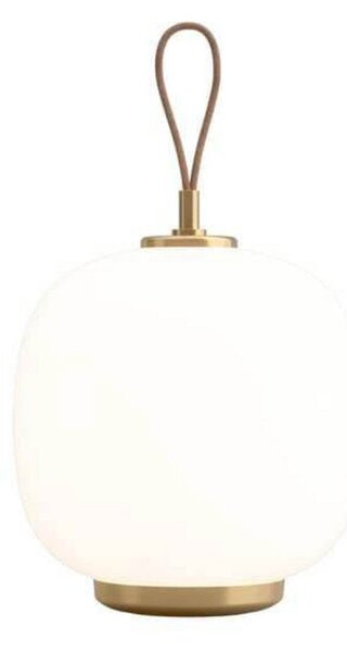 VL45 Radiohus Akumulátorová stolová lampa, mosadz/biela