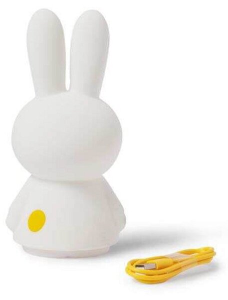 Stolové Lampa Mr Maria, Miffy Shines Light, stmievateľné, Biela, Detská izba, Plast, Pre mladých