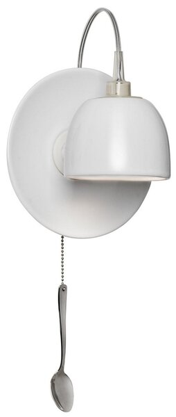 Nástenné Svietidlo Ingo Maurer, Light au Lait, Biela, Obývacia izba, Keramika, Dizajnový