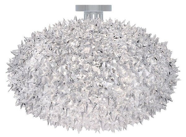 Stropné Lampa Kartell, Bloom C1, Transparentná, Obývacia izba, Plast, Dizajnový