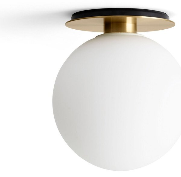 Stropné Lampa Audo Copenhagen, stmievateľné, Biela, Obývacia izba, Sklo, Dizajnový