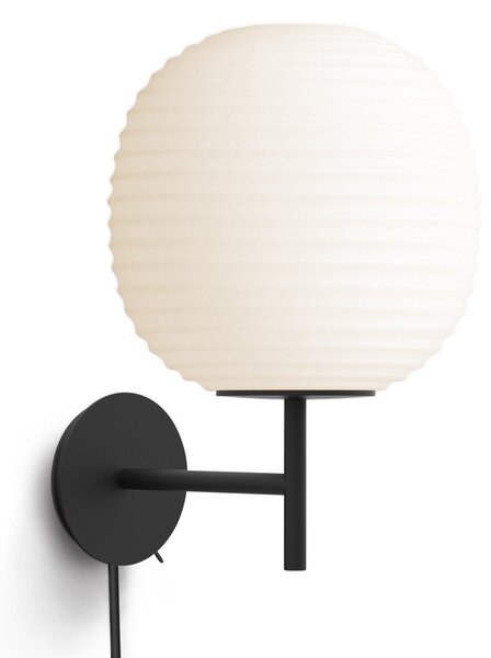 Nástenné Svietidlo New Works, Lantern Small, stmievateľné, Čierna, Obývacia izba, Kov, Dizajnový