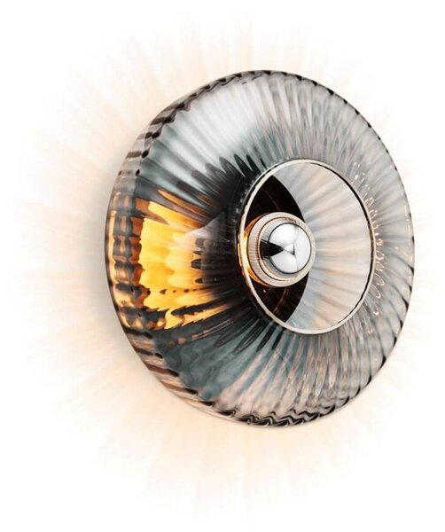 New Wave Optic Nástenné Svietidlo XL Smoke/Silver - Design By Us DESIGN BY US