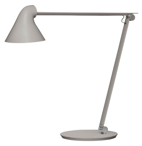 Stolové Lampa Louis Poulsen, NJP, stmievateľné, Sivá, Obývacia izba, Kov, Dizajnový