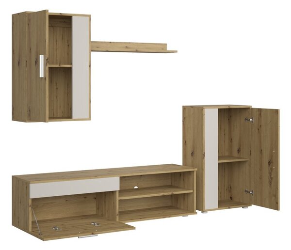 Halmar Obývacia zostava BENSON dub artisan/kašmír