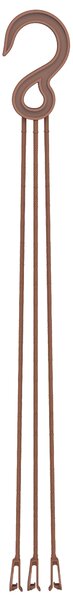 BAMA Závesný kvetináč s miskou GONDOLA 28cm BAMA