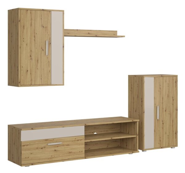 Halmar Obývacia zostava BENSON dub artisan/kašmír