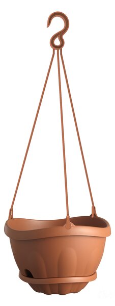 BAMA Závesný kvetináč s miskou GONDOLA 28cm BAMA