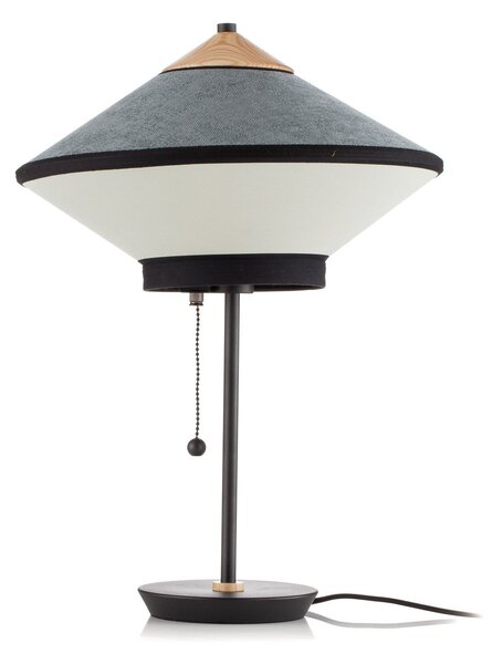 Stolové Lampa Forestier, Cymbal S, Modrá, Obývacia izba, Tkanina / Textil, Dizajnový
