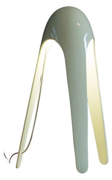 Stolové Lampa Martinelli Luce, Cyborg, Zelená, Obývacia izba, Kov, Dizajnový