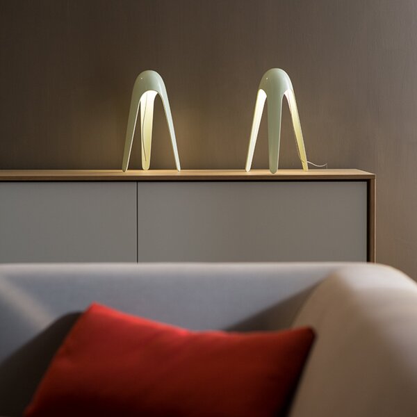 Stolové Lampa Martinelli Luce, Cyborg, Zelená, Obývacia izba, Kov, Dizajnový