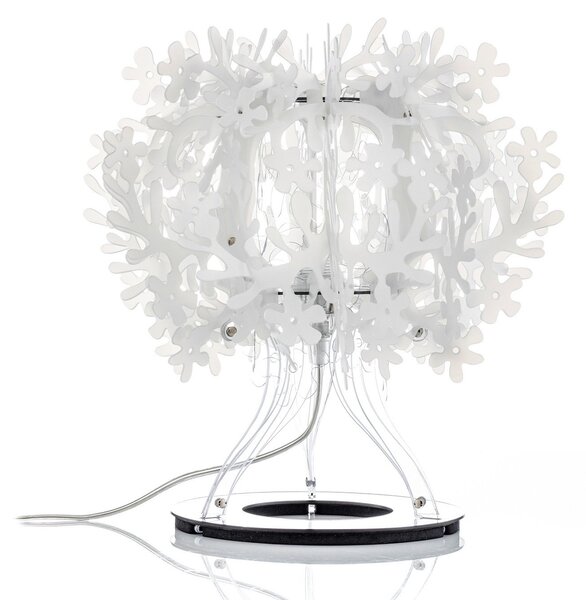 Stolové Lampa Slamp, FIORELLA, Biela, Obývacia izba, Plast, Dizajnový