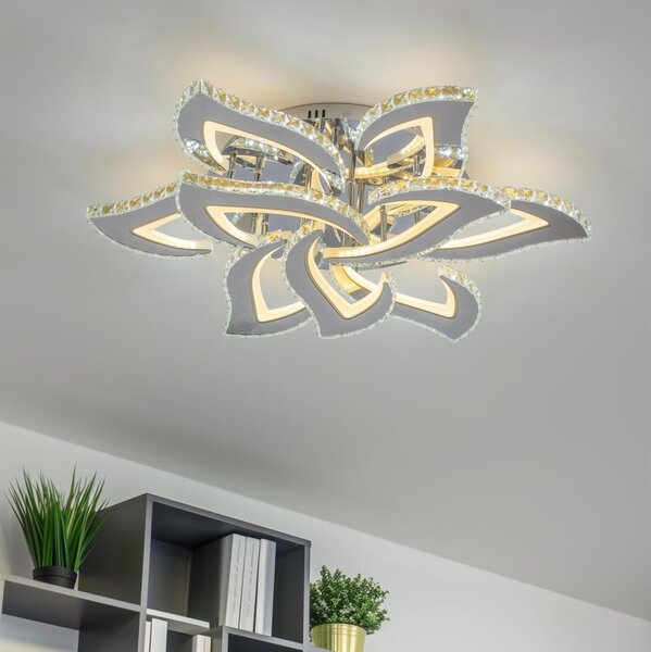 Brilagi - LED Stmievateľný prisadený luster TWIST LED/180W/230V 3000-6500K + DO