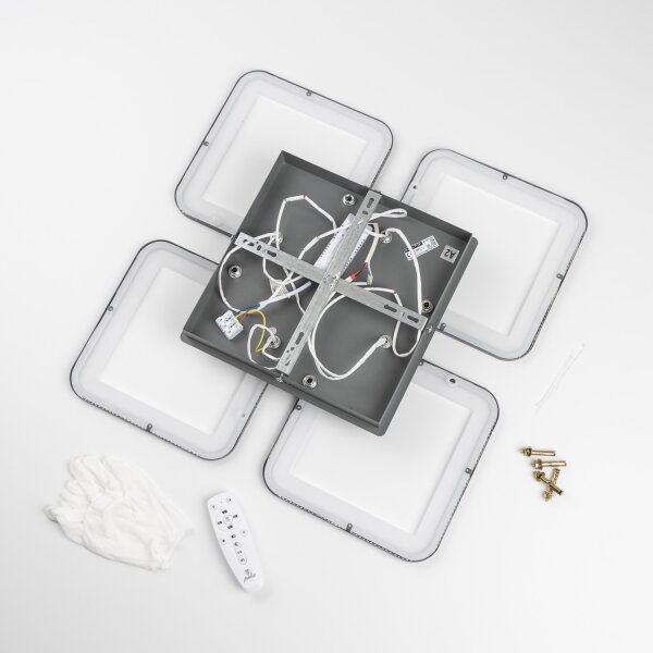 Brilagi - LED Stmievateľný prisadený luster SQUARED LED/85W/230V 3000-6500K + DO