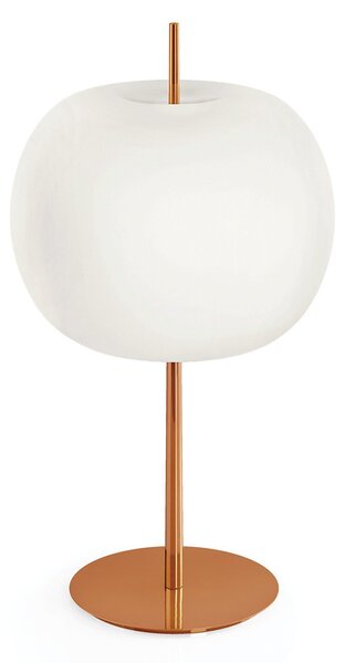 Stolové Lampa kdln, Kushi, stmievateľné, Biela, Obývacia izba, Sklo, Dizajnový
