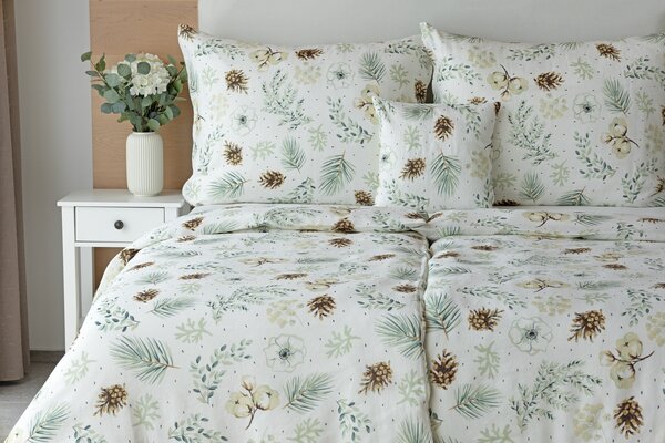 Obliečky Winter Linen Len capri 1x 140/200, 1x 70/90