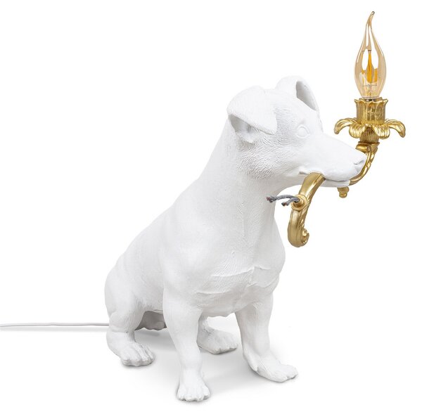 Stolové Lampa SELETTI, Rio Lamp, Biela, Obývacia izba, Plast, Dizajnový