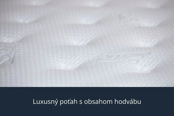 Azonelo Matrace 1+1 Cloud vysoké ortopedické matrace s pamäťovou penou 70x200 cm / 24 cm - poťah s hodvábom