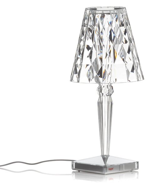Stolové Lampa Kartell, Big Battery, Transparentná, Obývacia izba, Plast, Dizajnový
