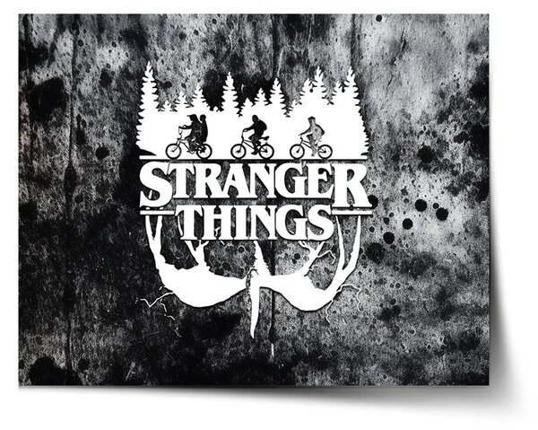 Sablio Plagát Stranger Things White - 60x40 cm