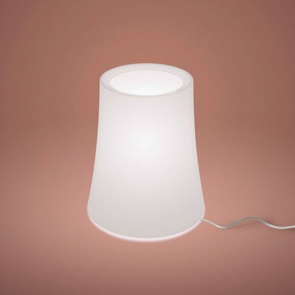 Stolové Lampa Foscarini, Birdie Zero, Biela, Obývacia izba, Plast, Dizajnový