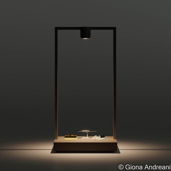 Stolové Lampa Artemide, Curiosity Focus, stmievateľné, Čierna, Obývacia izba, Kov, Dizajnový
