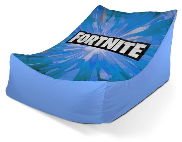 Sablio Sedací vak Lounge FORTNITE modrá - 80 x 95 x 50 cm