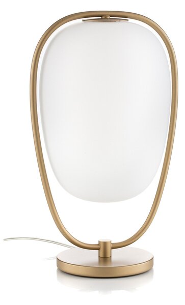 Stolové Lampa kdln, Lannà, Zlatá / Mosadz, Obývacia izba, Sklo, Dizajnový