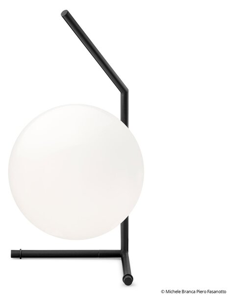 Stolové Lampa FLOS, IC T1, stmievateľné, Čierna, Obývacia izba, Kov, Dizajnový