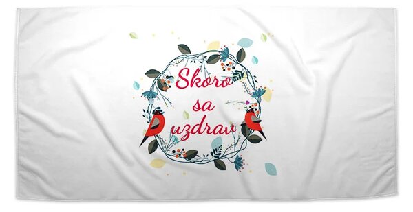 Sablio Uterák Skoro sa uzdrav 2 - 30x50 cm