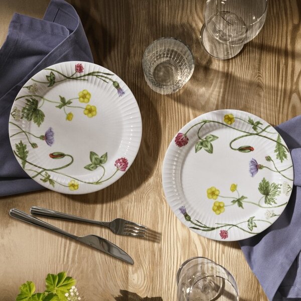 Porcelánový tanier Hammershøi Wild Flowers 22 cm