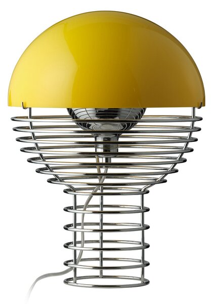 Stolové Lampa Verpan, Wire Small, Metalická, Obývacia izba, Kov, Dizajnový